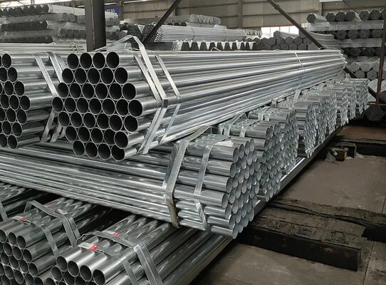 Galvanised Metal Scaffold Tube 6m Length  245N/mm2 3.2 thickness steel pipe