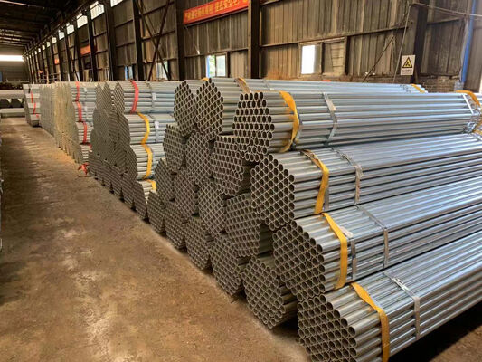 Galvanised Metal Scaffold Tube 6m Length  245N/mm2 3.2 thickness steel pipe