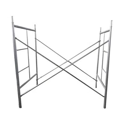 Steel Frame System Scaffolding For Customized Projects With Steel And Spray Plastic