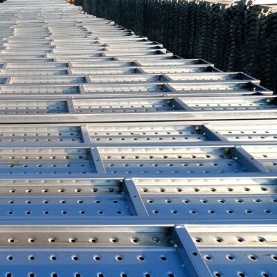 Spray Plastic Steel Staging Plank With Pre Galvanized Surface