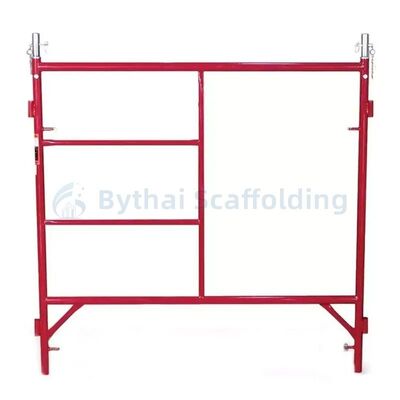 Wholesale Q195 SNAP LOCK Strength Non-Slip Surface Powder Coated Scaffolding Mason Frame for Sale