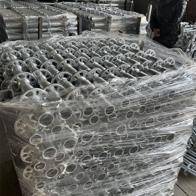 Galvanized Q355 1.5m EN12811 Scaffolding Ringlock Standard Rosette System