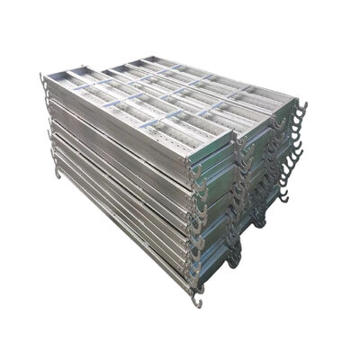 Aluminum Walk Plank, 240mm Width, 3m Standard Length, Anti-slip Grooved Surface, Light Weight Aluminum Walk Plank for Scaffold Working Platform BYTHAI