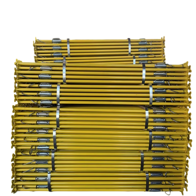 telescopic support props Q235 hot dip galvanized heavy duty thick wall steel structure for concrete formwork support and building construction shoring engineering projects BYTHAI