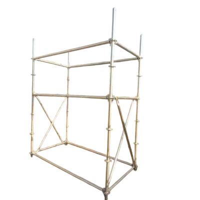 ring lock scaffolding system Q235 hot dip galvanized steel heavy duty modular structure for building construction support and facade maintenance works BYTHAI
