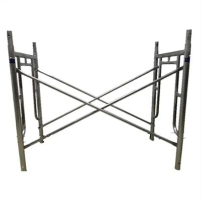 Steel Frame System Scaffolding For Customized Projects With Steel And Spray Plastic