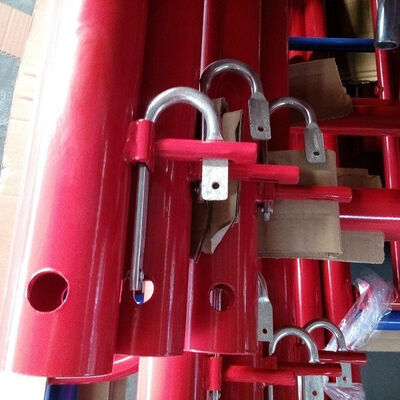 Building Materials H Type Steel Rolling V Lock Powder Coated Mason Frame Scaffolding