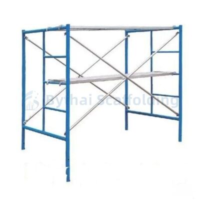 Easy Assembly Metal Scaffolding Frame for Staging Building and Construction Materials