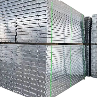 Aluminum Walk Plank, 240mm Width, 3m Standard Length, Anti-slip Grooved Surface, Light Weight Aluminum Walk Plank for Scaffold Working Platform BYTHAI