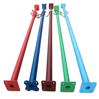 adjustable support props Q235 hot dip galvanized heavy duty thick wall steel structure for concrete formwork shoring and building construction support projects BYTHAI