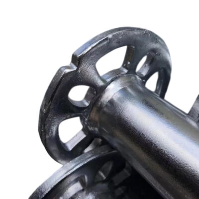 facade ringlock scaffolding system Q235 hot dip galvanized steel modular structure for building facade construction and exterior wall maintenance works BYTHAI