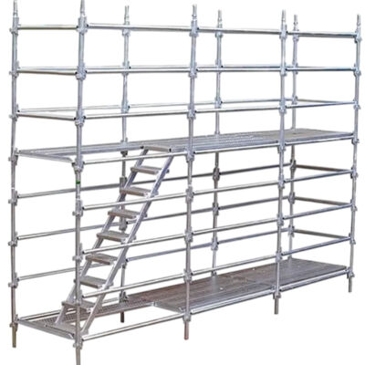 ring lock system Q235 hot dip galvanized steel modular heavy duty structure for building construction support and industrial site working platforms BYTHAI